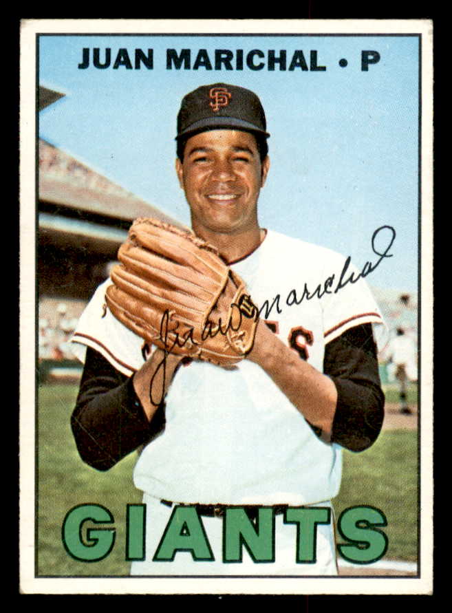 1967 Topps Baseball #500 Juan Marichal Giants EX+/EX-MT 545389