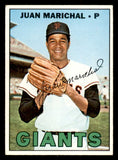 1967 Topps Baseball #500 Juan Marichal Giants EX+/EX-MT 545389