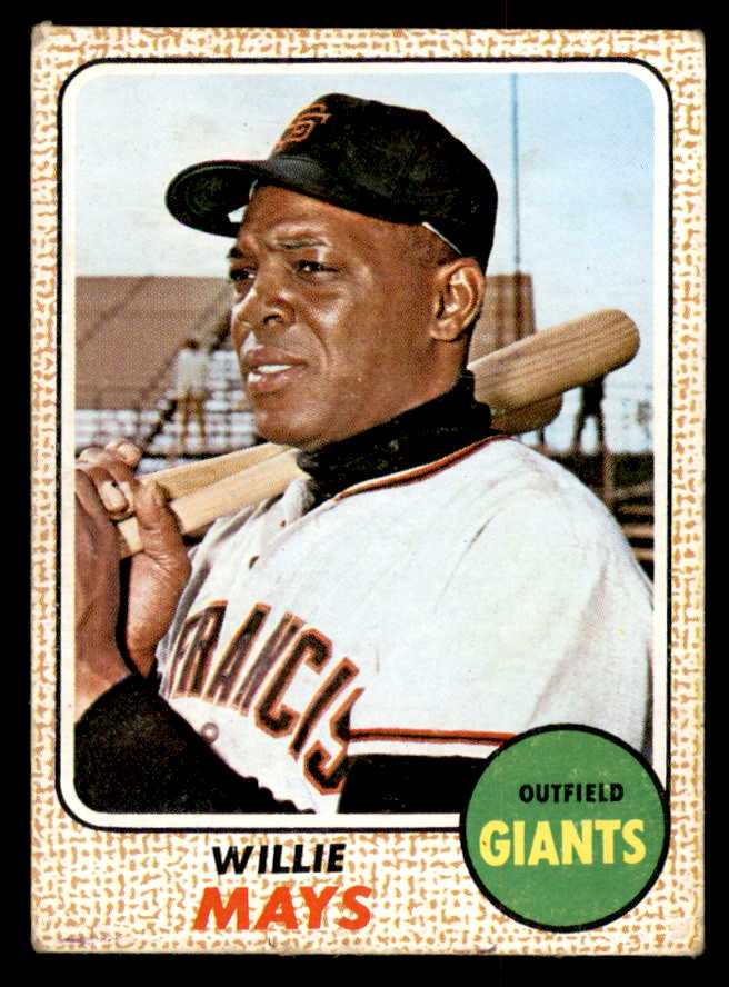 1968 Topps Baseball #050 Willie Mays Giants VG-EX 545392