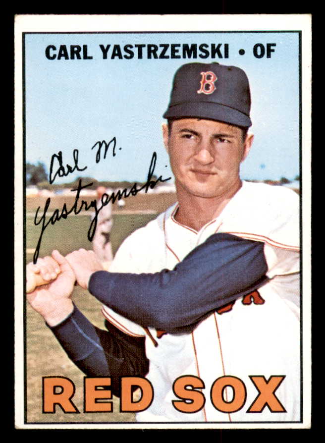 1967 Topps Baseball #355 Carl Yastrzemski Red Sox VG-EX 545395