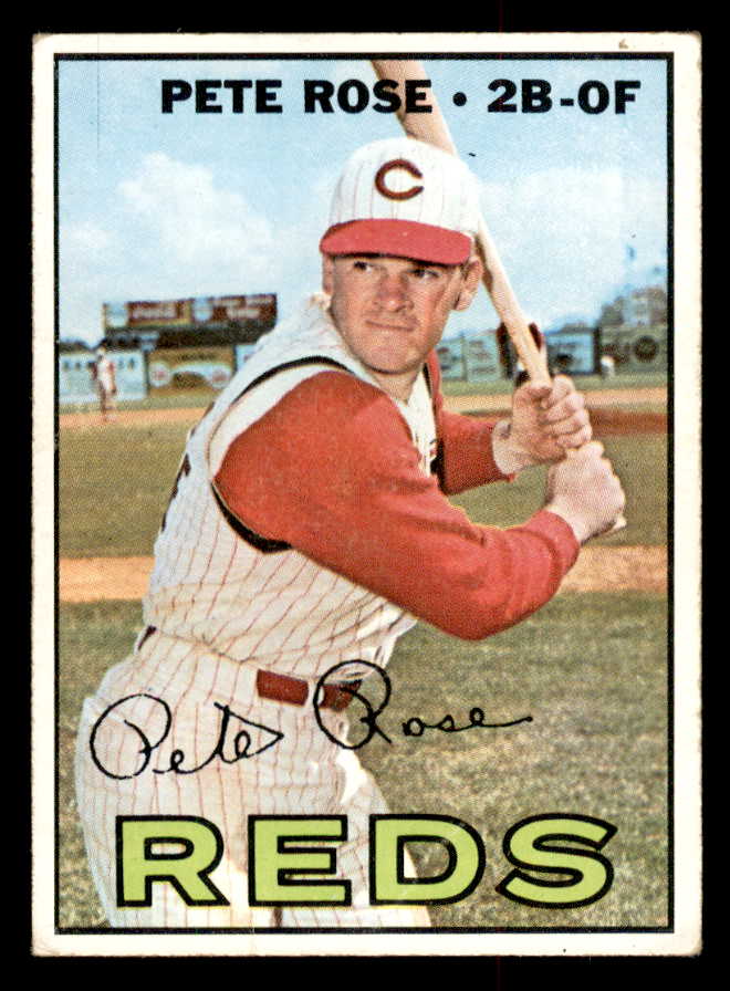 1967 Topps Baseball #430 Pete Rose Reds VG-EX 545398