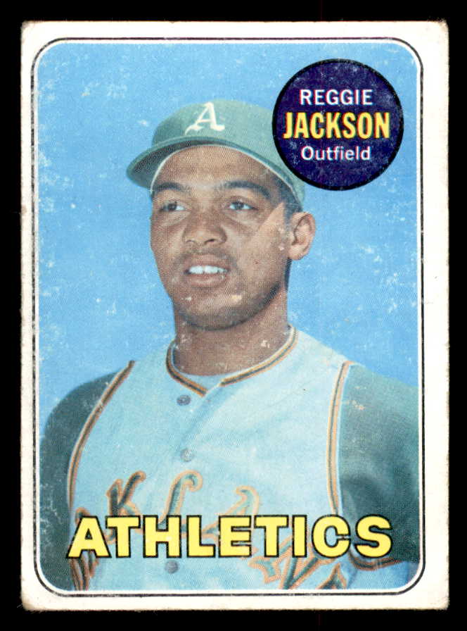 1969 Topps Baseball #260 Reggie Jackson A's VG 545415