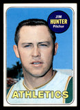1969 Topps Baseball #235 Catfish Hunter A's EX-MT 545416