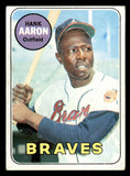 1969 Topps Baseball #100 Hank Aaron Braves VG 545419