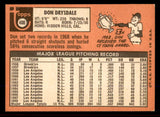 1969 Topps Baseball #400 Don Drysdale Dodgers EX-MT 545426