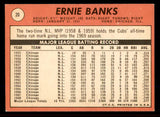 1969 Topps Baseball #020 Ernie Banks Cubs EX-MT 545427