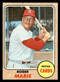 1968 Topps Baseball #330 Roger Maris Cardinals EX-MT 545431