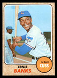 1968 Topps Baseball #355 Ernie Banks Cubs EX 545433