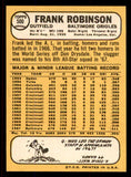 1968 Topps Baseball #500 Frank Robinson Orioles NR-MT 545435