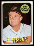1969 Topps Baseball #516 Earl Weaver Orioles NR-MT 545438