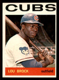 1964 Topps Baseball #029 Lou Brock Cubs EX-MT 545459