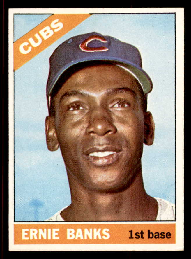 1966 Topps Baseball #110 Ernie Banks Cubs EX-MT 545467