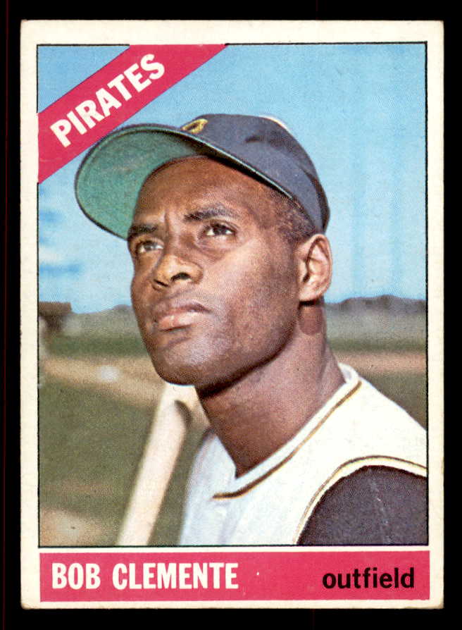 1966 Topps Baseball #300 Roberto Clemente Pirates VG-EX 545469