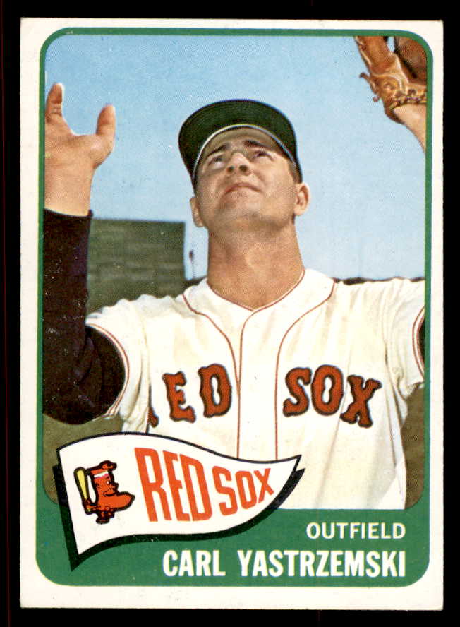 1965 Topps Baseball #385 Carl Yastrzemski Red Sox EX+/EX-MT 545473