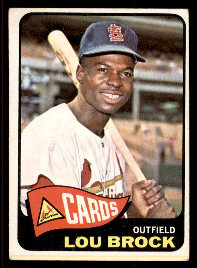 1965 Topps Baseball #540 Lou Brock Cardinals VG-EX 545476