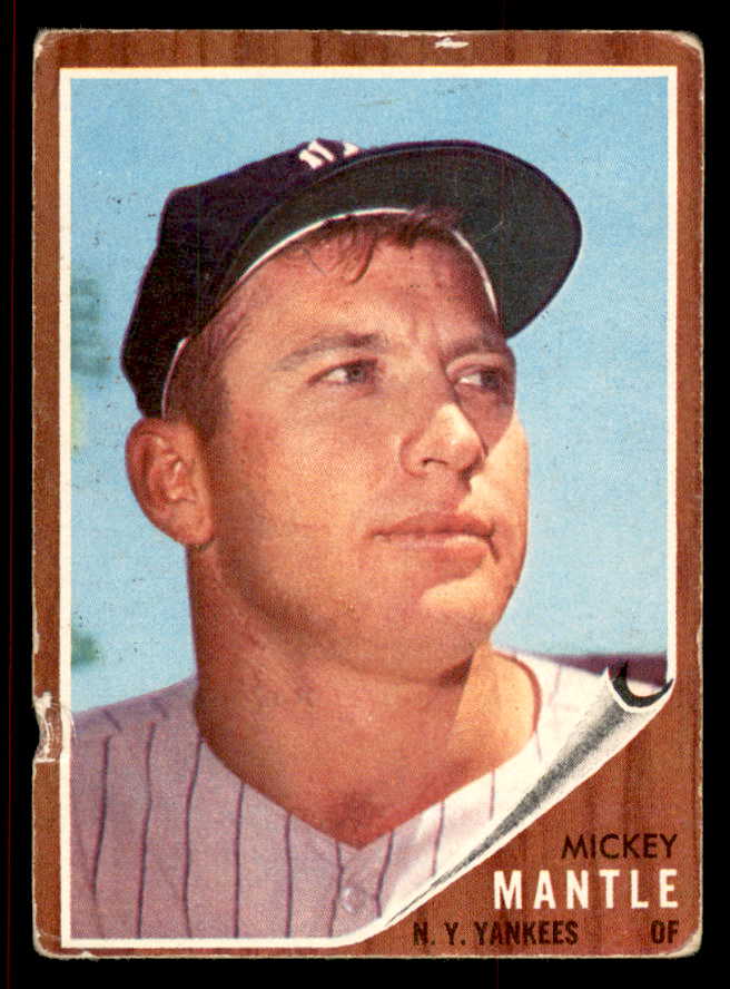 1962 Topps Baseball #200 Mickey Mantle Yankees GD-VG 545485