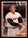 1962 Topps Baseball #300 Willie Mays Giants Good 545488