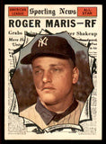 1961 Topps Baseball #576 Roger Maris A.S. Yankees EX-MT 545492