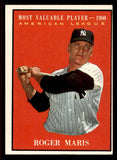 1961 Topps Baseball #478 Roger Maris MVP Yankees VG-EX 545496