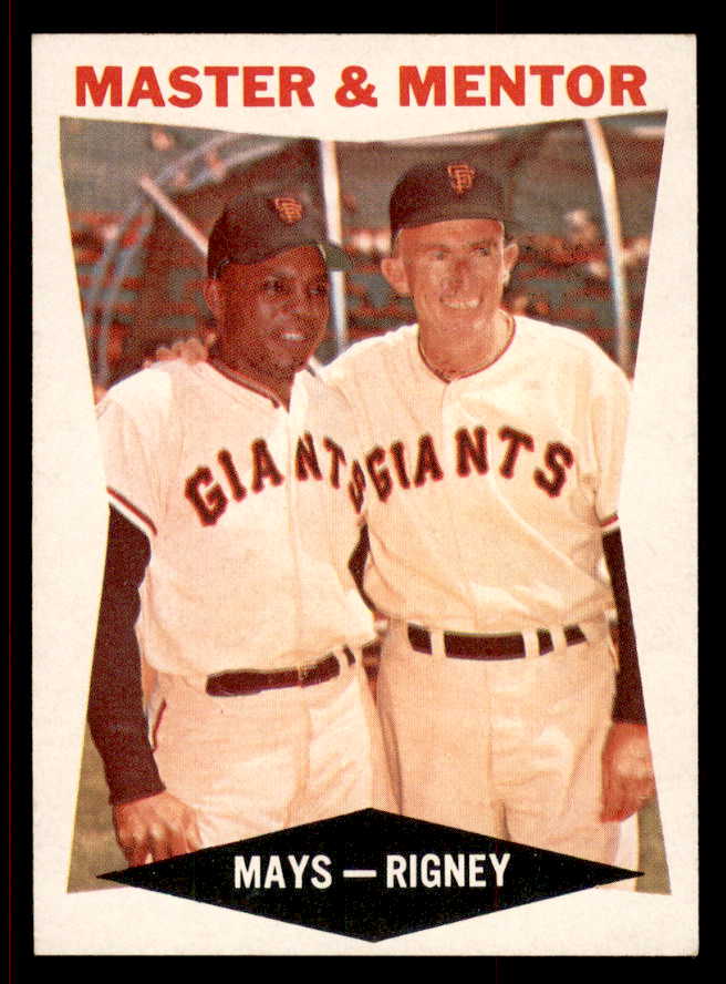 1960 Topps Baseball #007 Willie Mays Bill Rigney EX-MT 545501