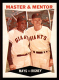 1960 Topps Baseball #007 Willie Mays Bill Rigney EX-MT 545501