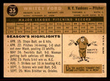 1960 Topps Baseball #035 Whitey Ford Yankees EX-MT 545502