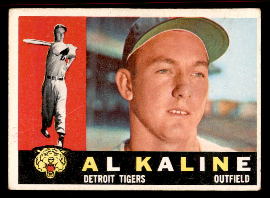 1960 Topps Baseball #050 Al Kaline Tigers VG 545504