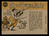 1960 Topps Baseball #570 Don Drysdale A.S. Dodgers VG-EX 545506