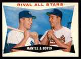 1960 Topps Baseball #160 Mickey Mantle Ken Boyer EX-MT 545514