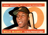 1960 Topps Baseball #554 Willie McCovey A.S. Giants VG-EX 545521
