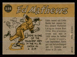 1960 Topps Baseball #558 Eddie Mathews A.S. Braves EX+/EX-MT 545524