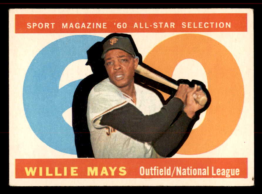 1960 Topps Baseball #564 Willie Mays A.S. Giants VG-EX 545525