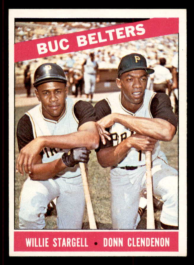 1966 Topps Baseball #099 Willie Stargell Donn Clendenon NR-MT 545537