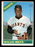 1966 Topps Baseball #001 Willie Mays Giants VG-EX 545542