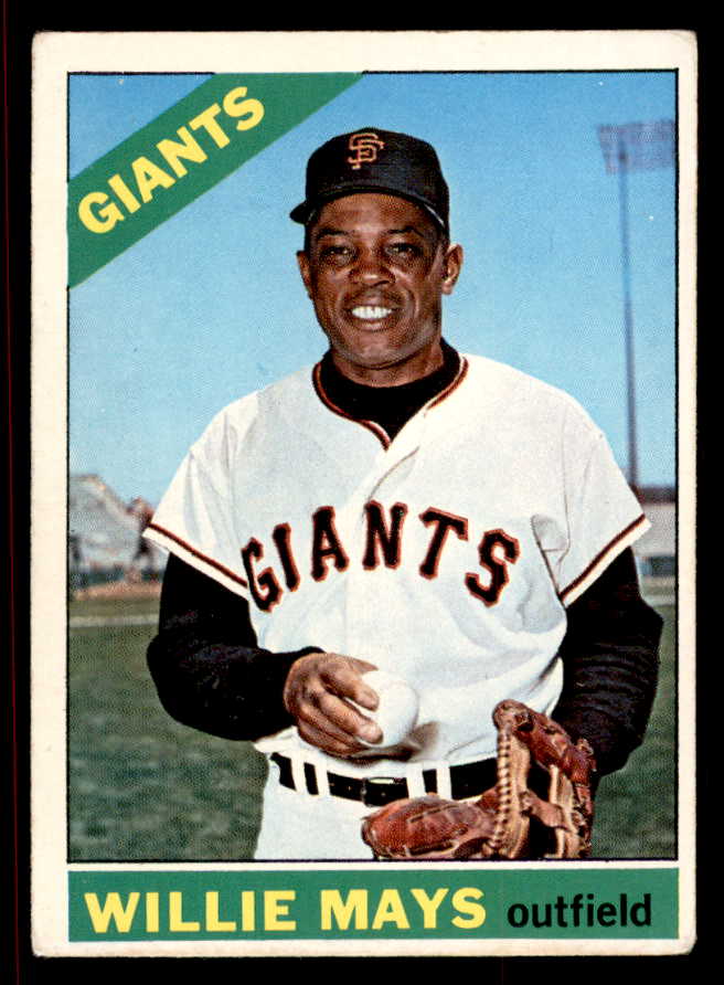 1966 Topps Baseball #001 Willie Mays Giants VG-EX 545543