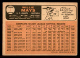 1966 Topps Baseball #001 Willie Mays Giants VG-EX 545543