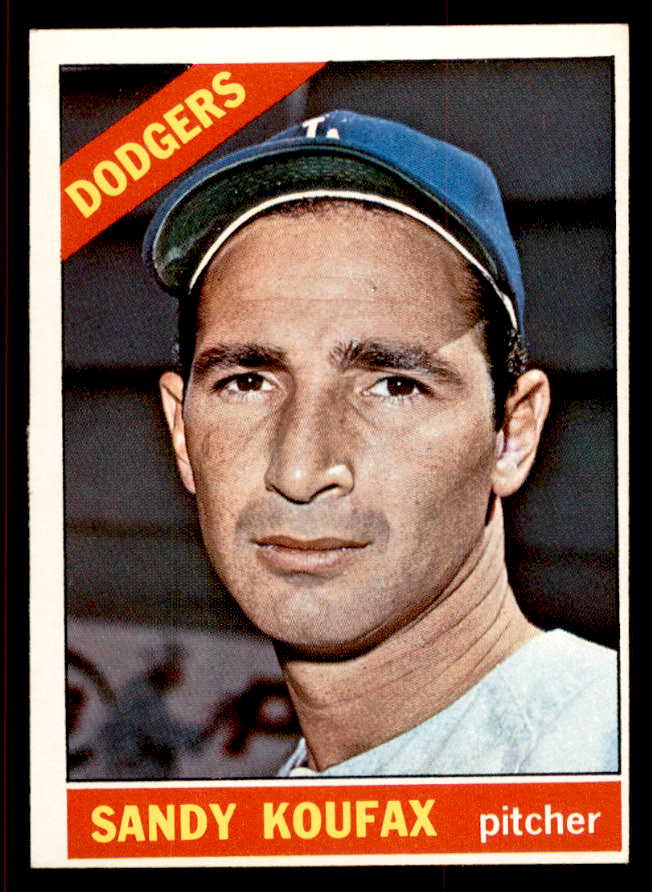 1966 Topps Baseball #100 Sandy Koufax Dodgers EX-MT 545552
