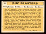 1963 Topps Baseball #018 Roberto Clemente Smoky Burgess EX 545565