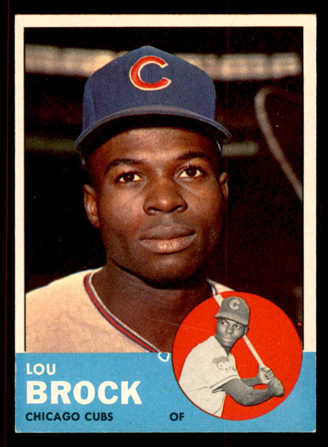 1963 Topps Baseball #472 Lou Brock Cubs VG-EX 545566