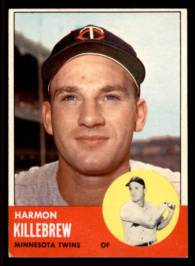 1963 Topps Baseball #500 Harmon Killebrew Twins VG-EX 545569