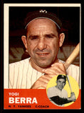 1963 Topps Baseball #340 Yogi Berra Yankees EX+/EX-MT 545574