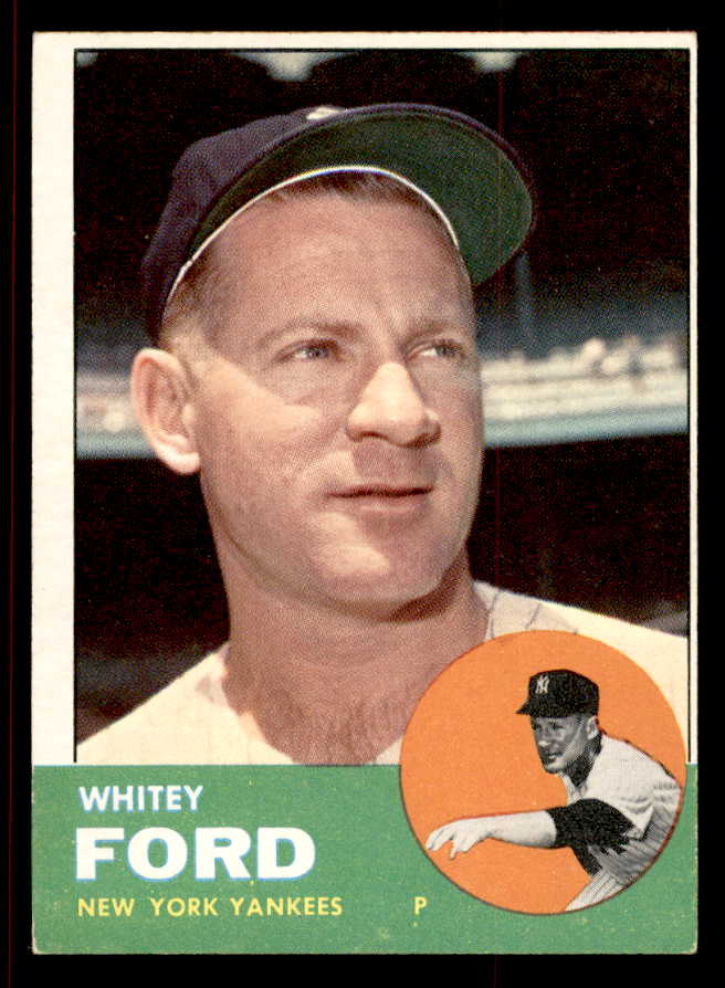 1963 Topps Baseball #446 Whitey Ford Yankees VG-EX 545576