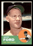 1963 Topps Baseball #446 Whitey Ford Yankees VG-EX 545576