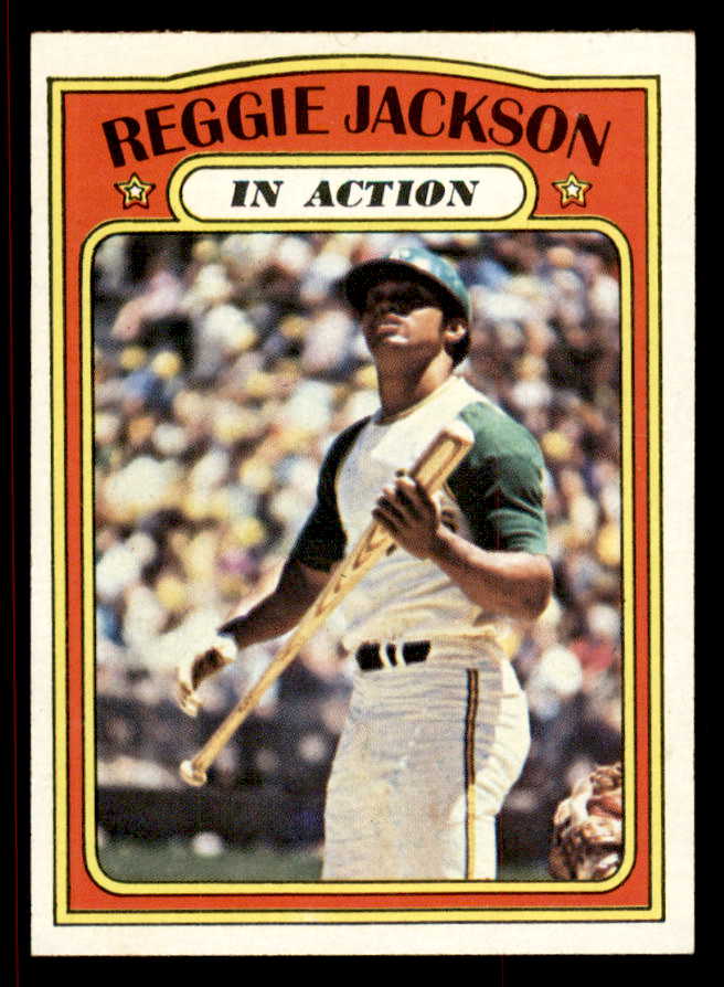 1972 Topps Baseball #436 Reggie Jackson IA A's NR-MT 545582