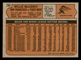 1972 Topps Baseball #280 Willie McCovey Giants NR-MT 545584