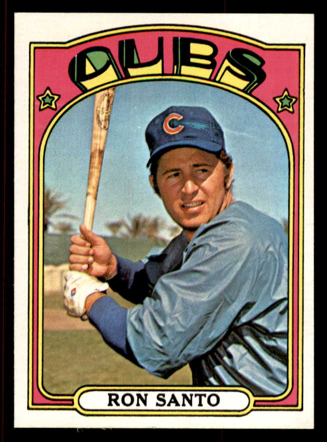 1972 Topps Baseball #555 Ron Santo Cubs EX+/EX-MT 545592