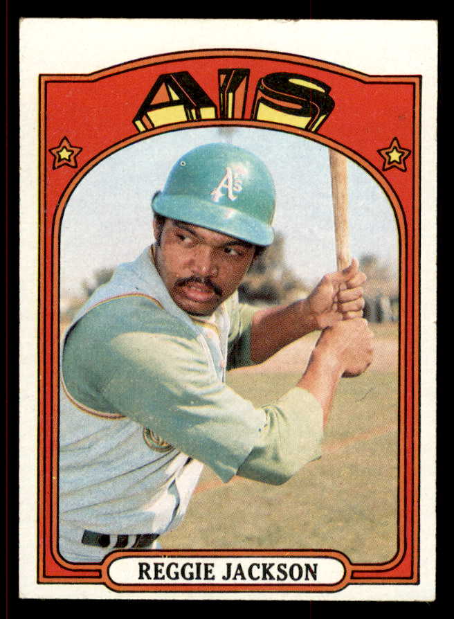 1972 Topps Baseball #435 Reggie Jackson A's EX-MT 545596