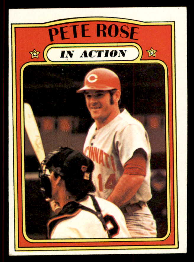 1972 Topps Baseball #560 Pete Rose IA Reds EX+/EX-MT 545599