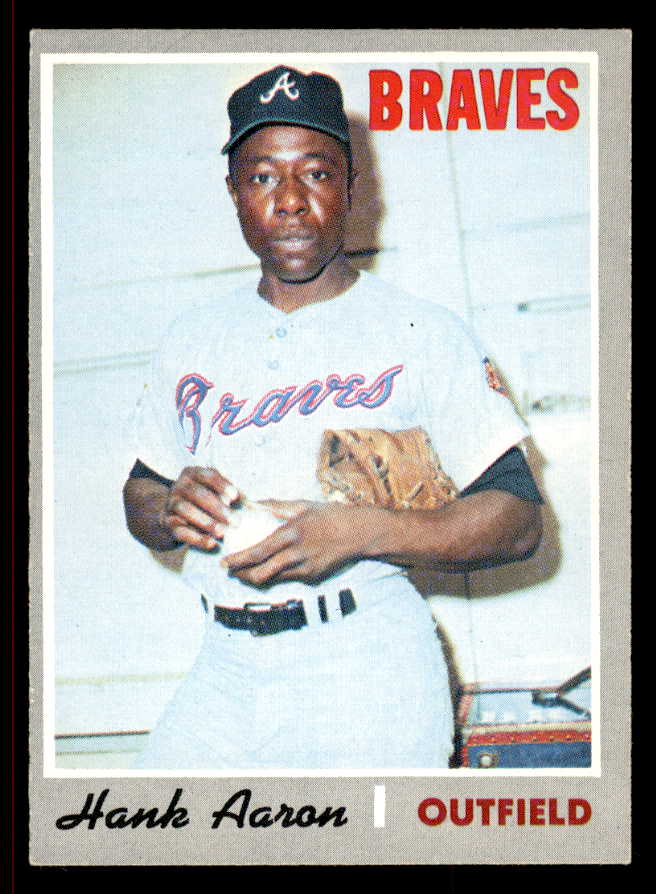 1970 Topps Baseball #500 Hank Aaron Braves EX-MT 545603