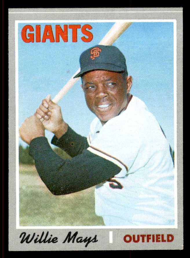 1970 Topps Baseball #600 Willie Mays Giants EX-MT 545605